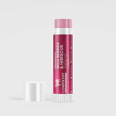 Cowpathy Natural Wild Berries lip balm Relieves Dry, Chapped Lips, Protection From Sun Damage, Enriched With Vitamin-E Baby soft Lips for men women | UzonKart