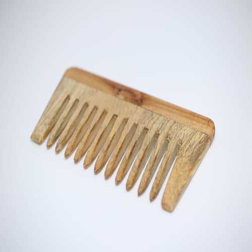 Neem Wooden Comb - Design H | Hair Growth, Anti-Dandruff , Hair loss
